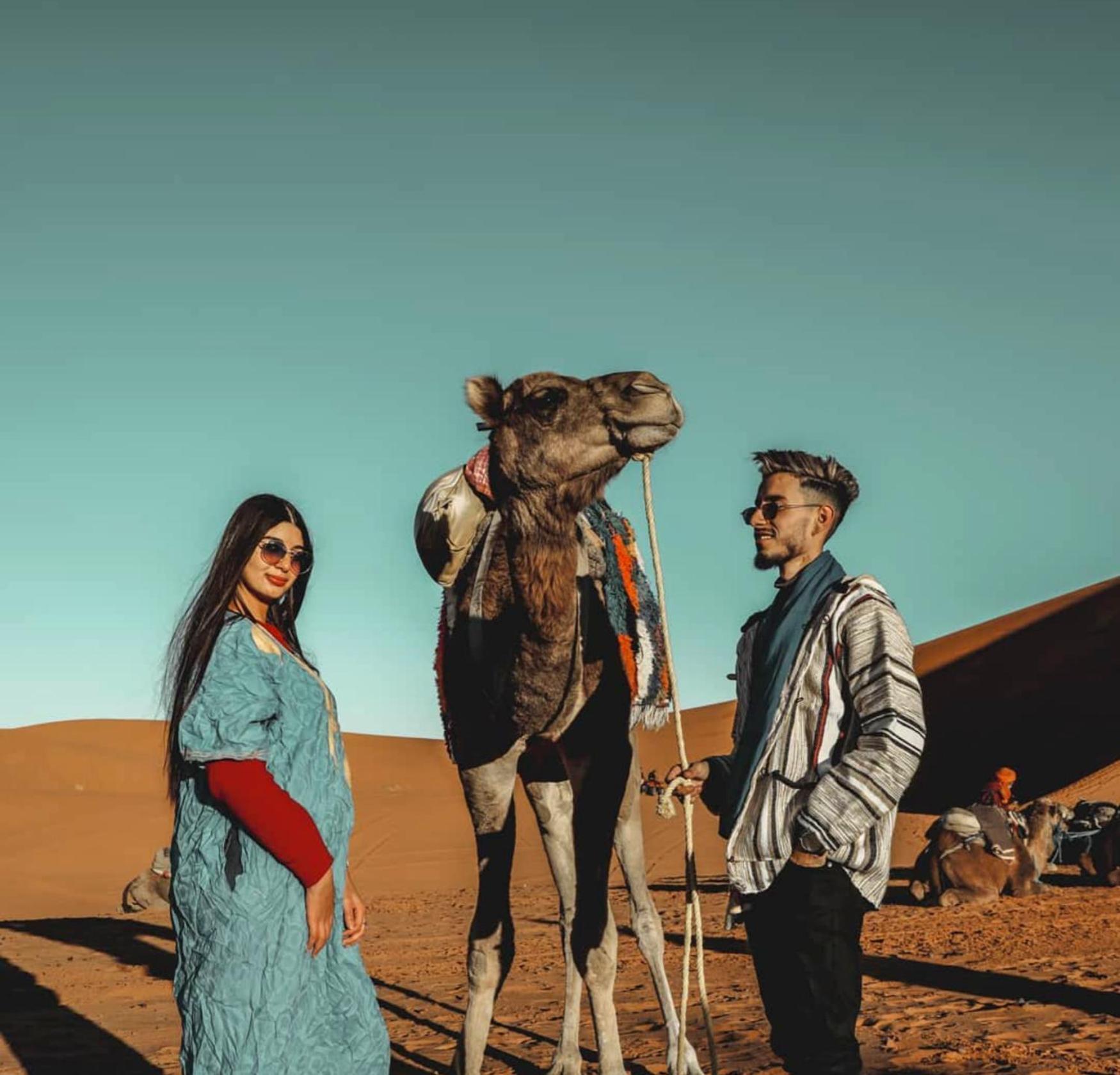 Luxury Bedouin Camp Bed & Breakfast Мерцуга Екстериор снимка