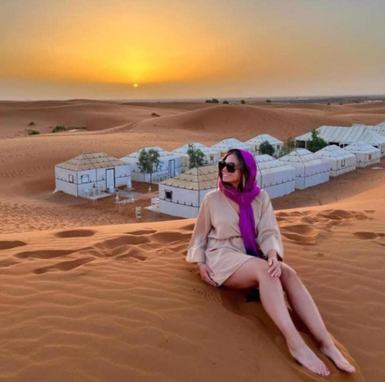 Luxury Bedouin Camp Bed & Breakfast Мерцуга Екстериор снимка